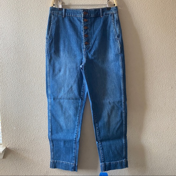 Tapered Jeans in Eastgate Wash: Button-Front Edition - Picture 6 of 10